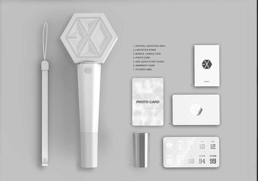 EXO Official Light Stick Ver. 2.0 New features: • Wireless control
