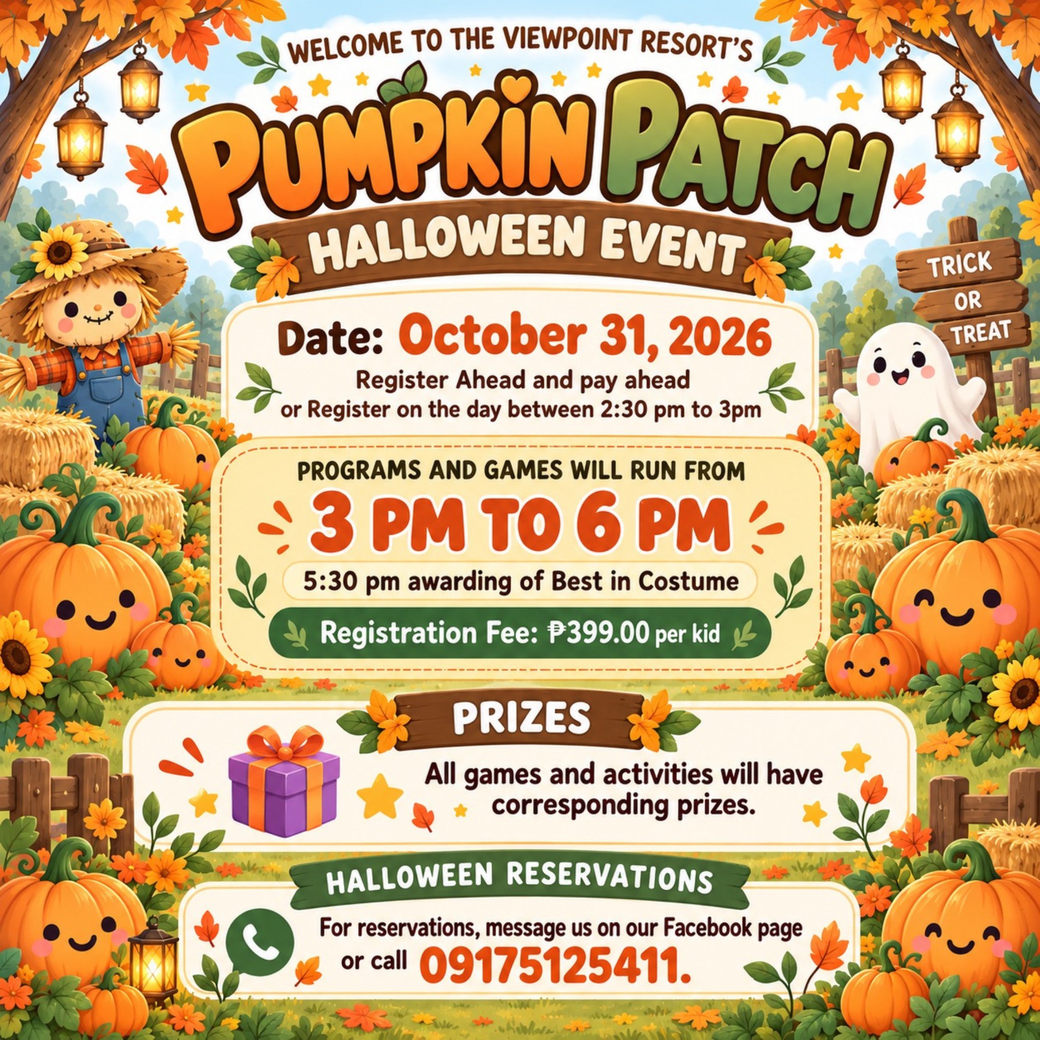 Pumpkin Patch Halloween Costume Party