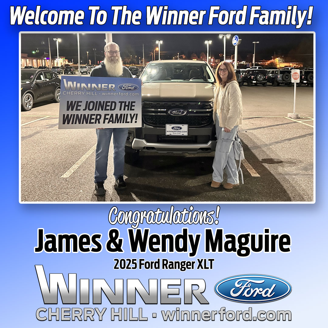 A new Ford Ranger XLT goes... - Winner Ford of Cherry Hill | Facebook