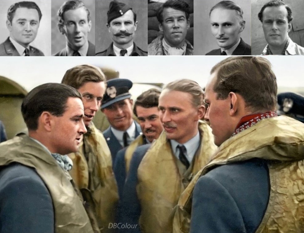 Colourised - 28 October 1940 No Losses of the 'Few' A group of RAF 609 ...