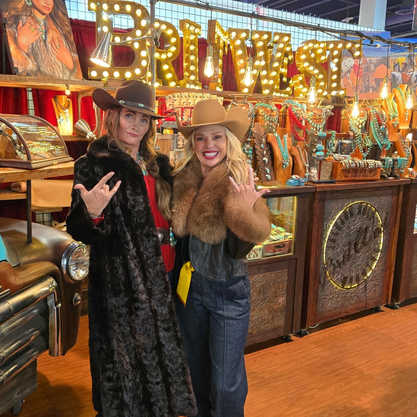 Brit - Almost famous people! Headed to the rodeo, all I need is a bunch ...