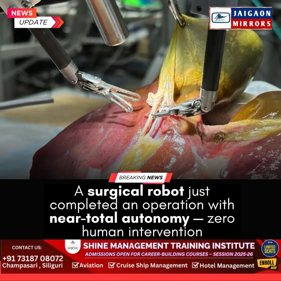 Humanoid robots have performed two surgeries in pigs for the first