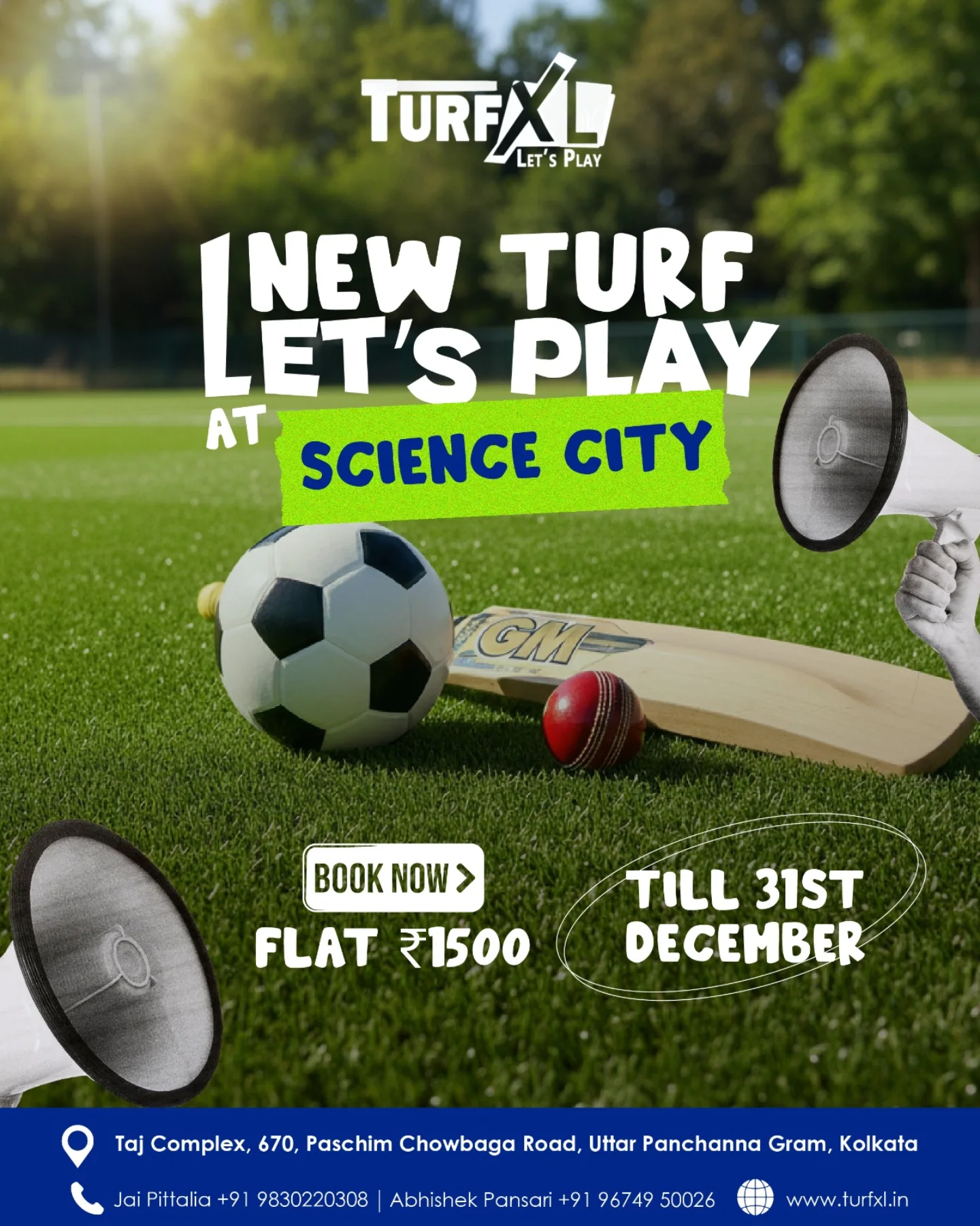 Turf XL - 💥 New Turf. New Energy. New Game. 💥 ⚽🏏 Now open... | Facebook