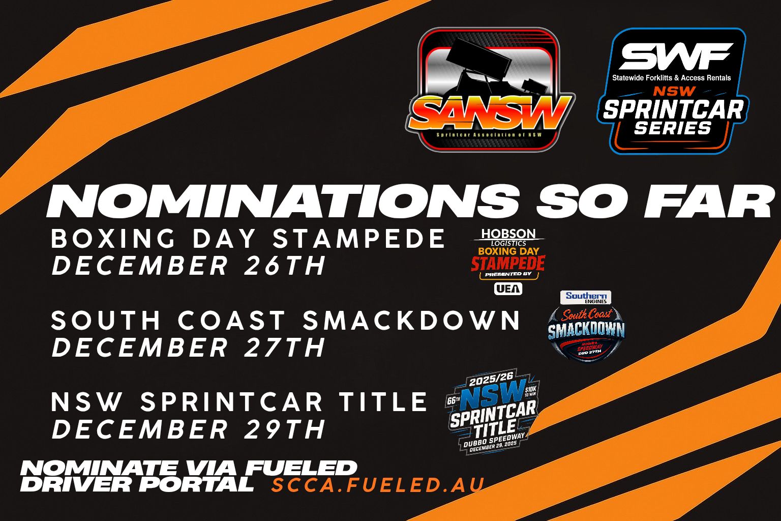 HOLIDAY HORSEPOWER –... - Sprintcar Association of NSW | Facebook