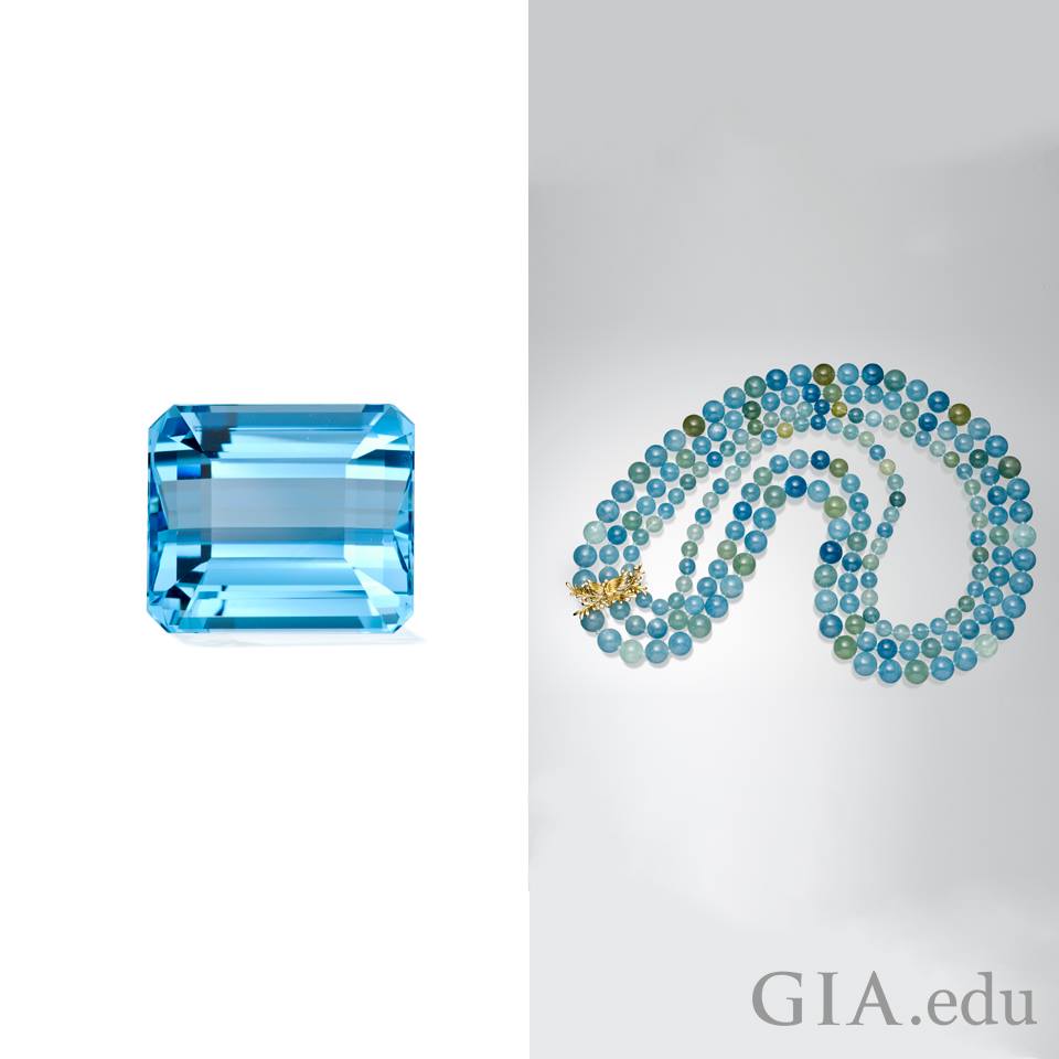 4Cs of Diamond Quality by GIA - Named after seawater, aquamarine ...