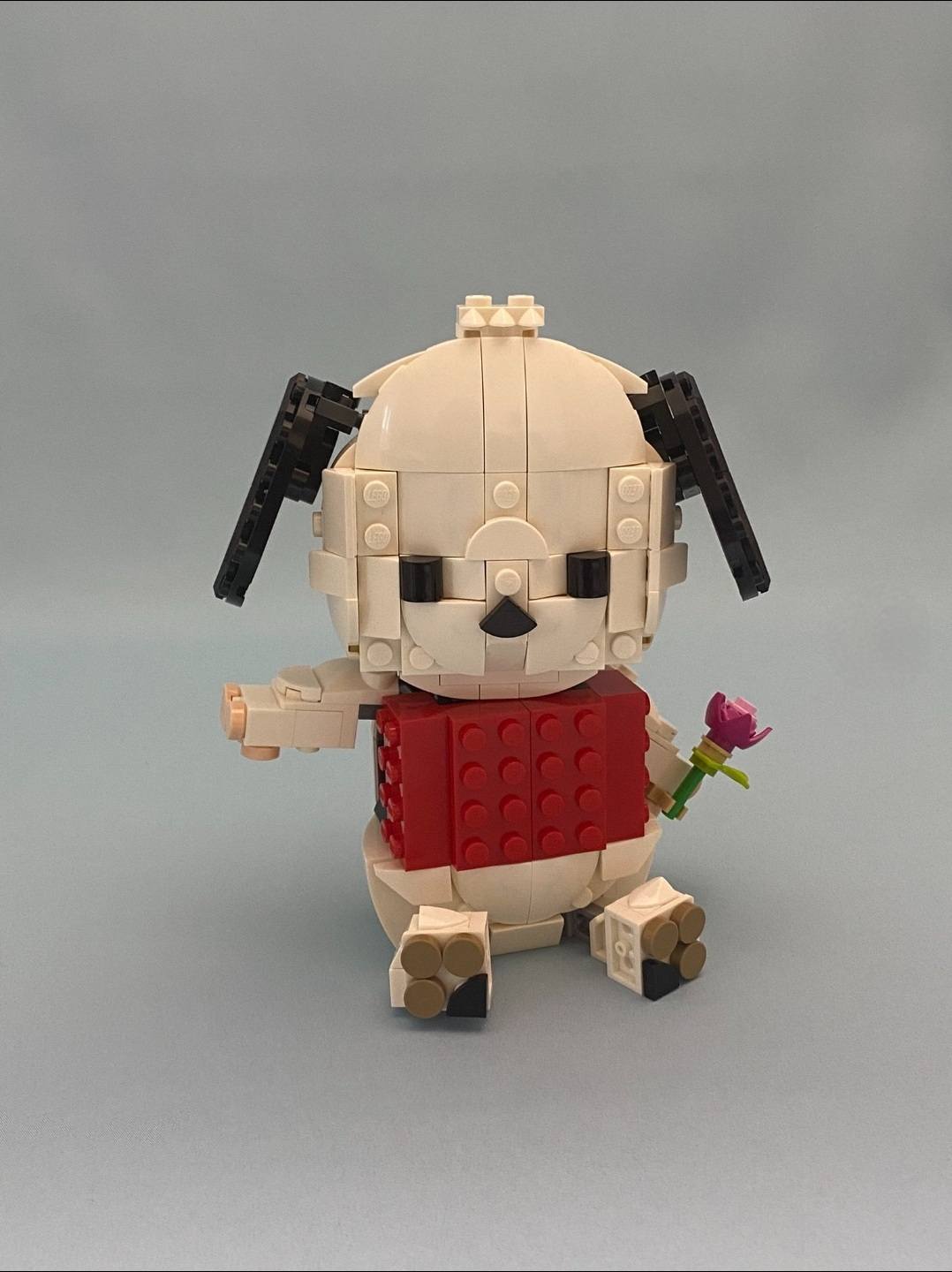 Pochacco and Badtz-Maru from the LEGO 31165 Panda Family set.