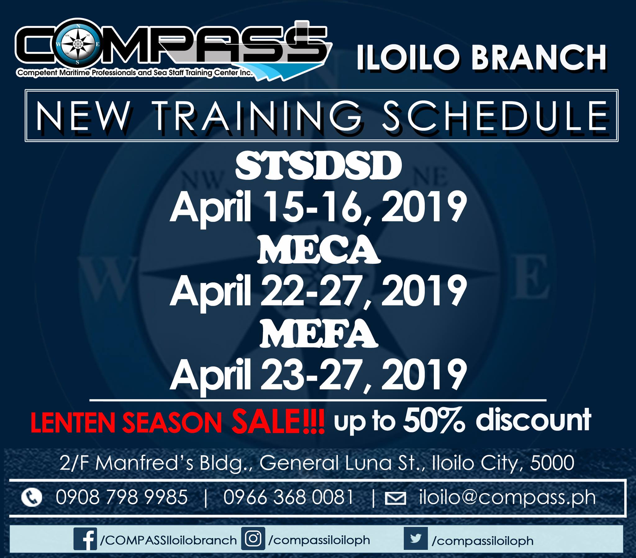 COMPASS Iloilo - Good day Seafarers! Here's our Training... | Facebook