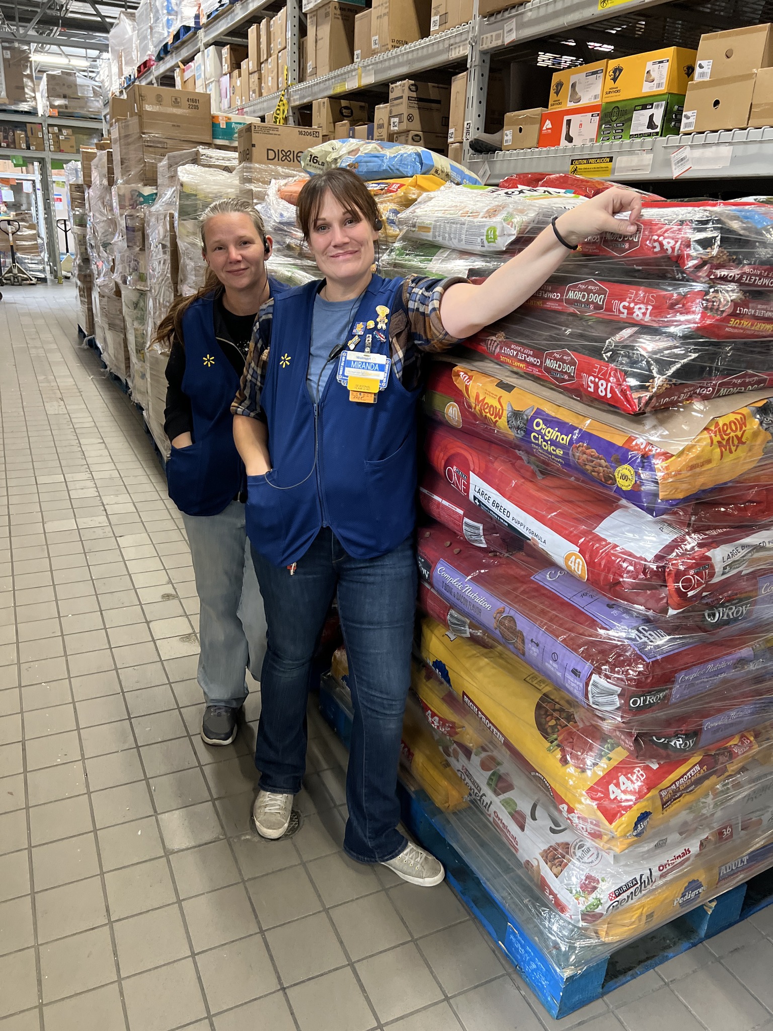 Walmart - Stop and say hi to team lead Megan and Mandy as they restock ...