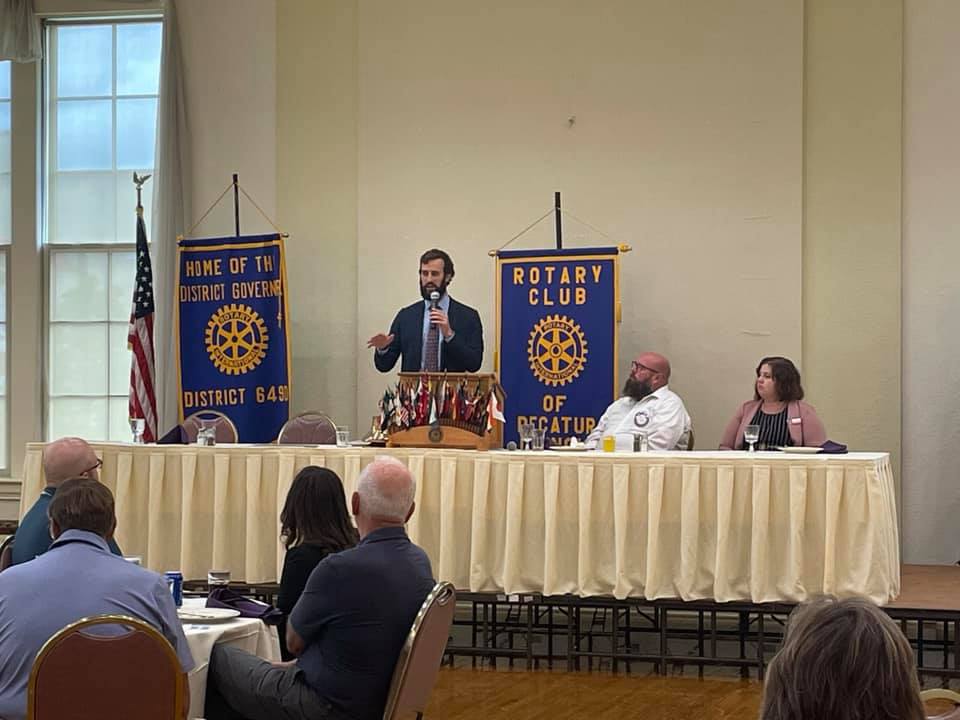 This past Mondays speaker was,... - Decatur Rotary Club #180 | Facebook