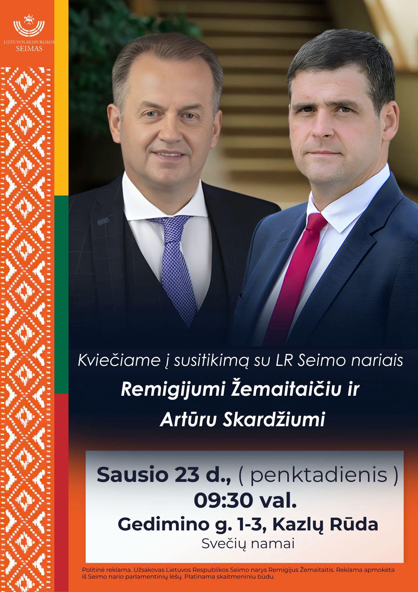 Nemuno - Susitikimas su gyventojais Kazlų Rūdoje įvyks! Kviečiame visus ...