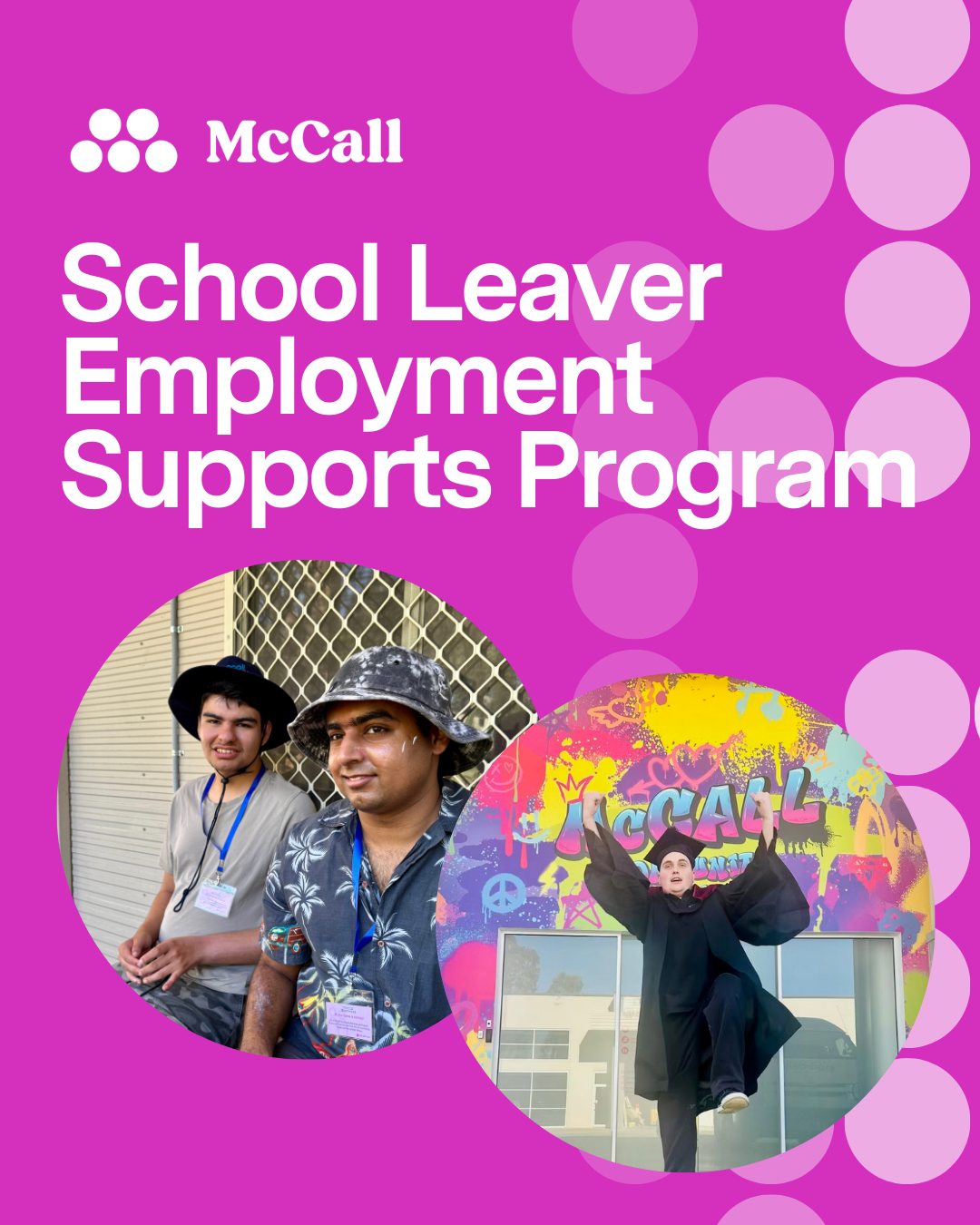 McCall - We’re here to step forward with you as you step out of the ...