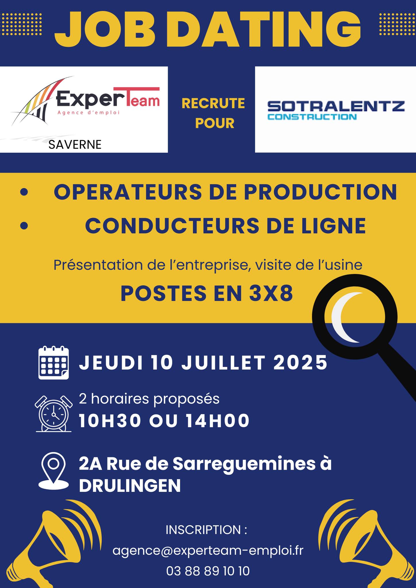 Experteam - Experteam Saverne un manœuvre h/f pour travailler du 05/07 ...