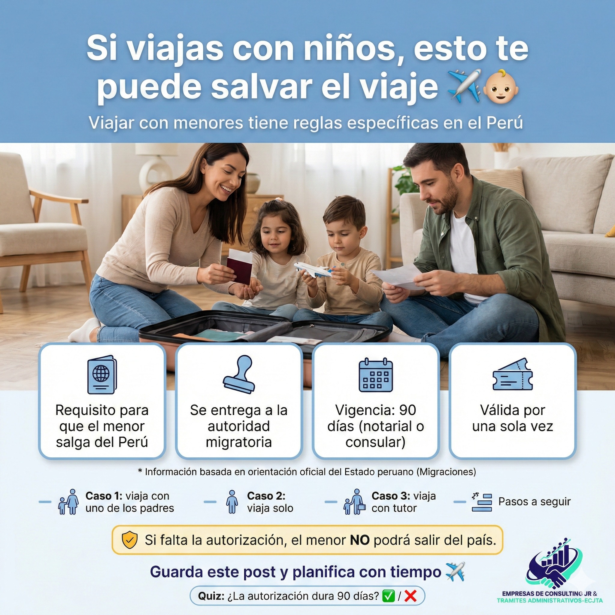 ️👶 Si viajas con niños, esto puede salvar tu viaje Viajar con menores ...