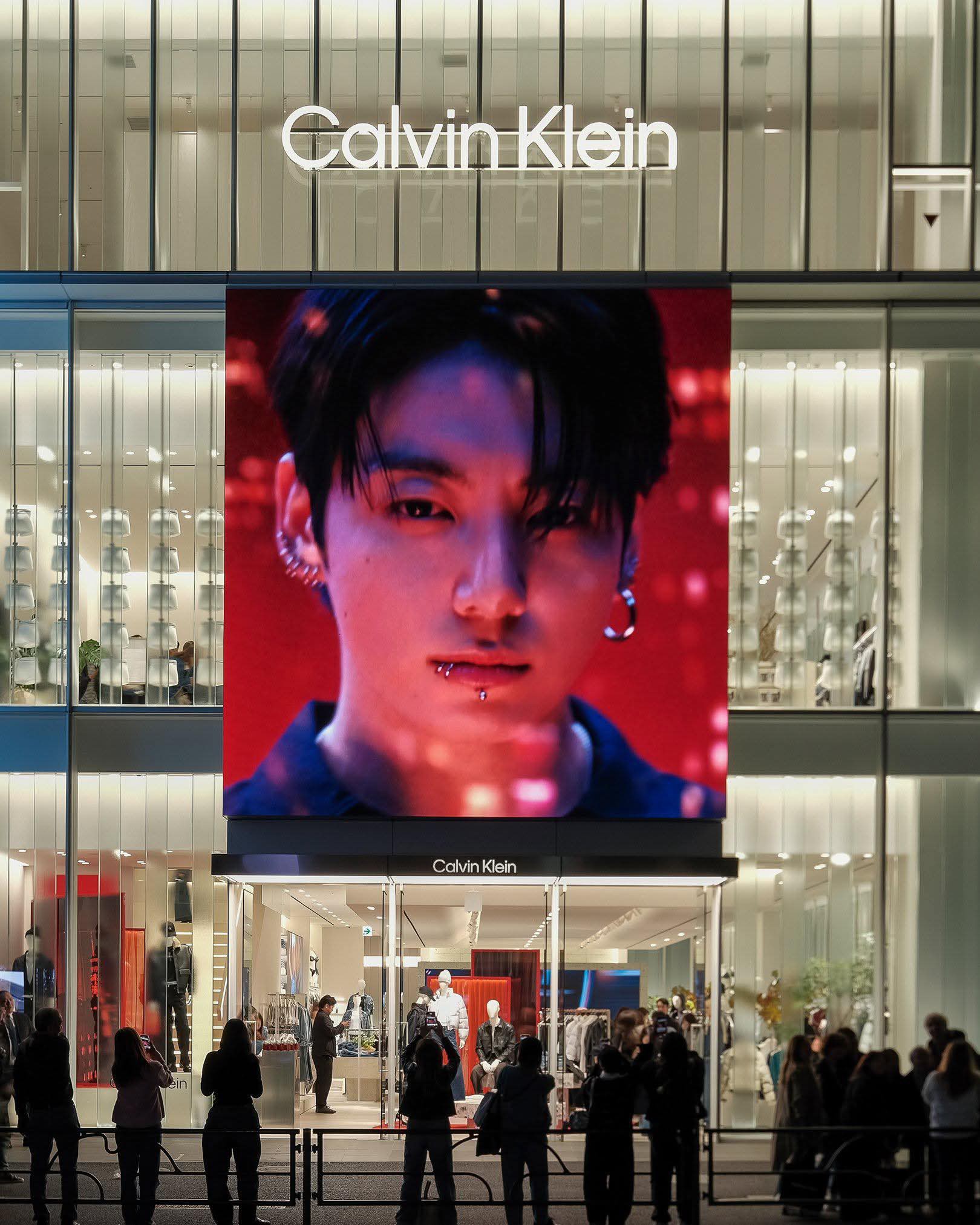 ? As you know, the largest Calvin Klein flagship store in the 