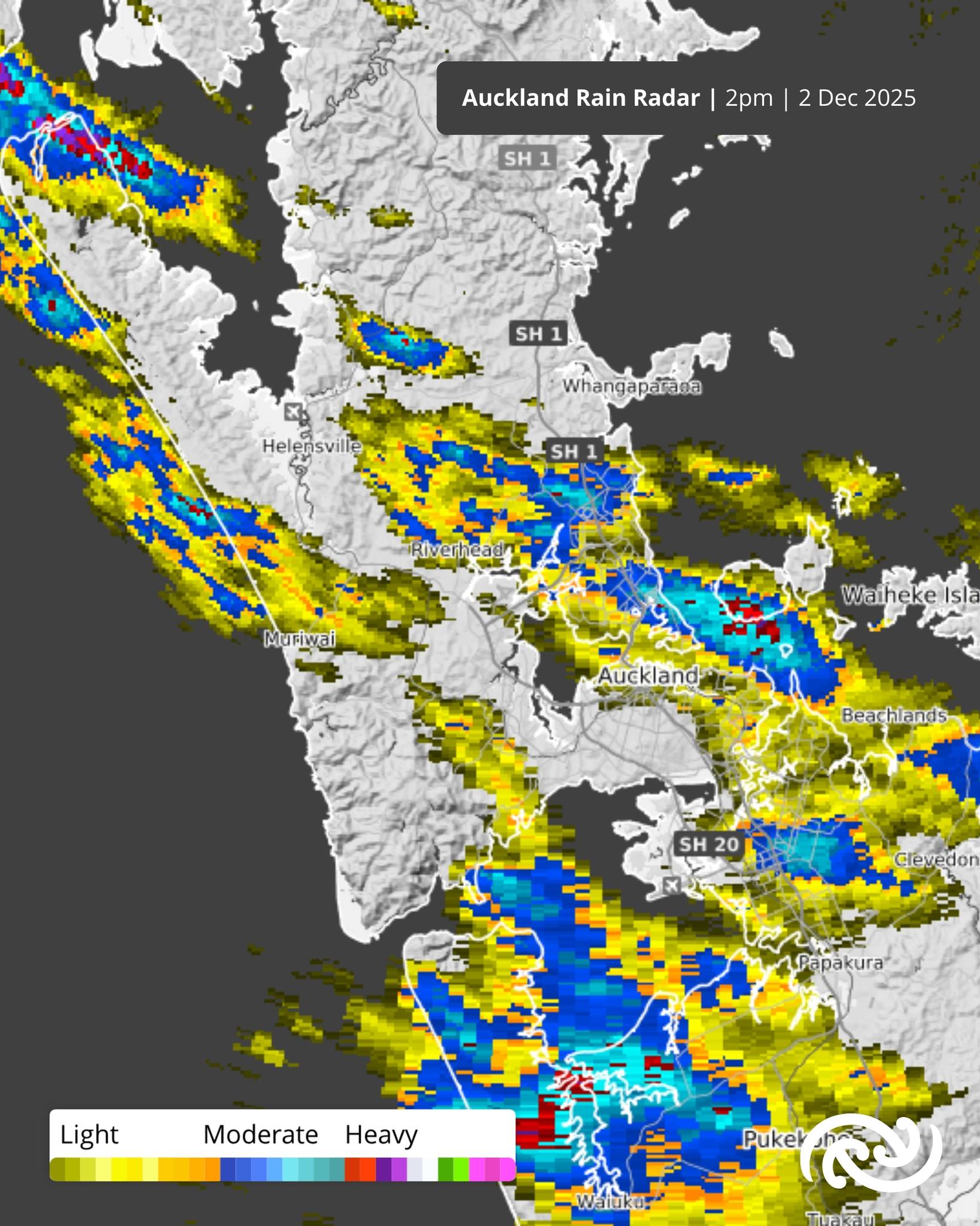 MetService - 🔭⛈️Outlook for Auckland⛈️🔭 There are heavy showers about ...