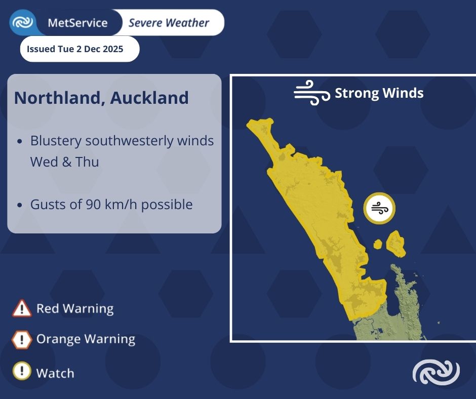 MetService New Zealand added a... - MetService New Zealand