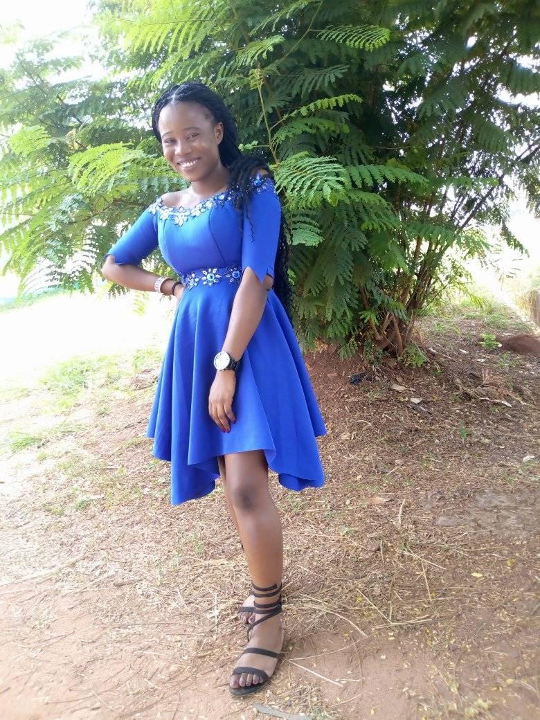 I made this dresses for my sister matriculation Hope I tried