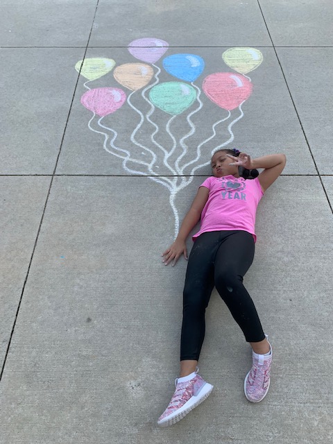 Beautiful chalk art to... - Oak Ridge Young Learners Academy