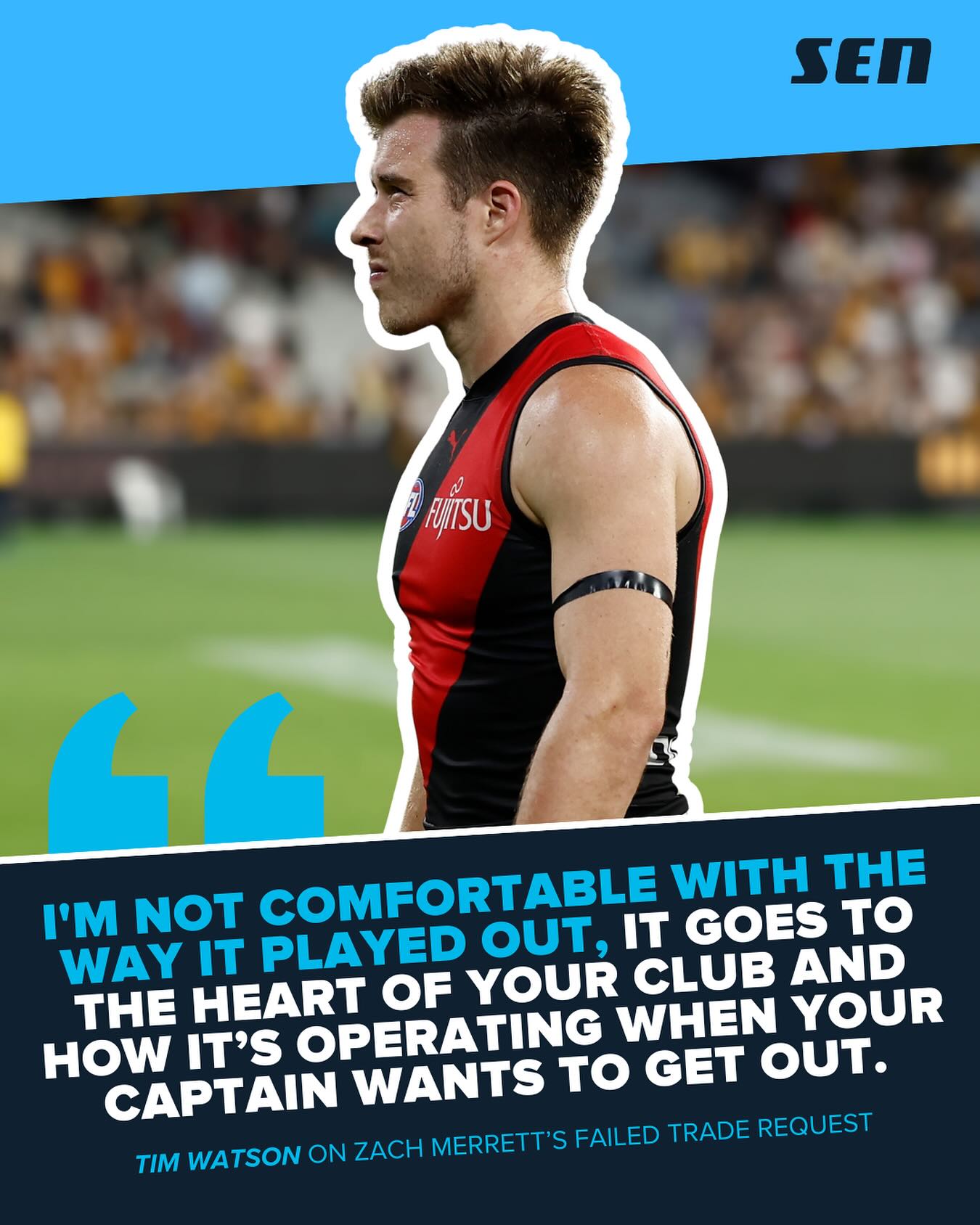 SEN 1116 - Tim is concerned about what Merrett’s... | Facebook