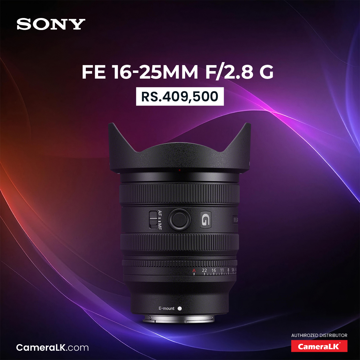 CameraLK - Sony FE 16-25mm f/2.8 G Lens (Sony E) 📸😍 Shop Now | https ...