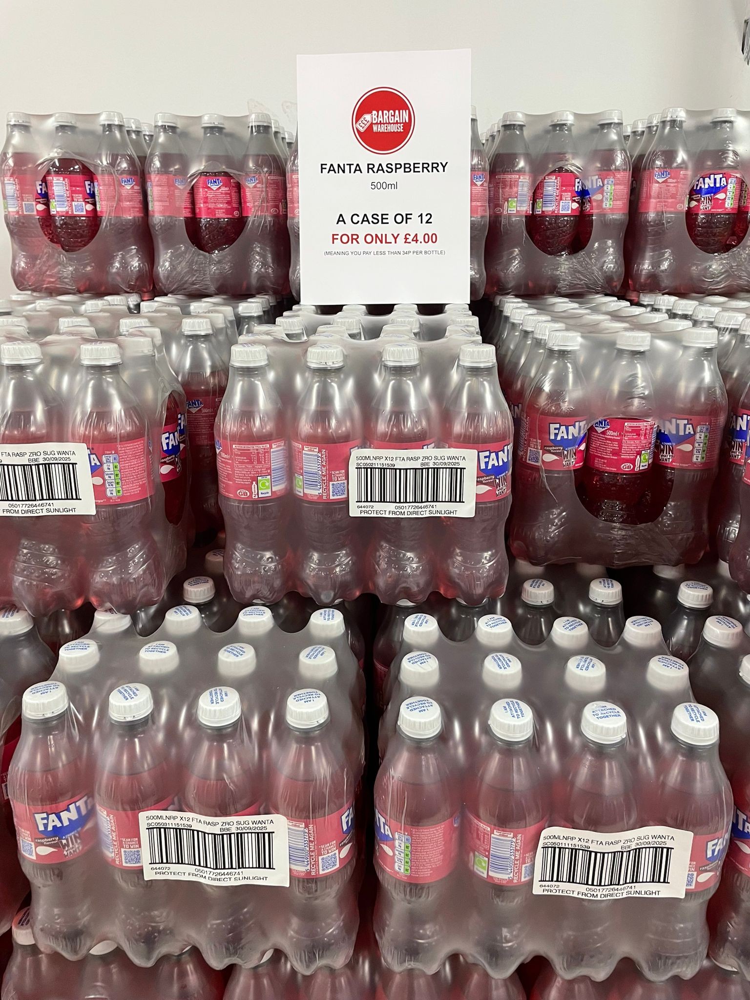 Bargain - 🔥 REDUCTION! 🔥 Fanta Raspberry 12-pack – Was £6, now ONLY £4 ...