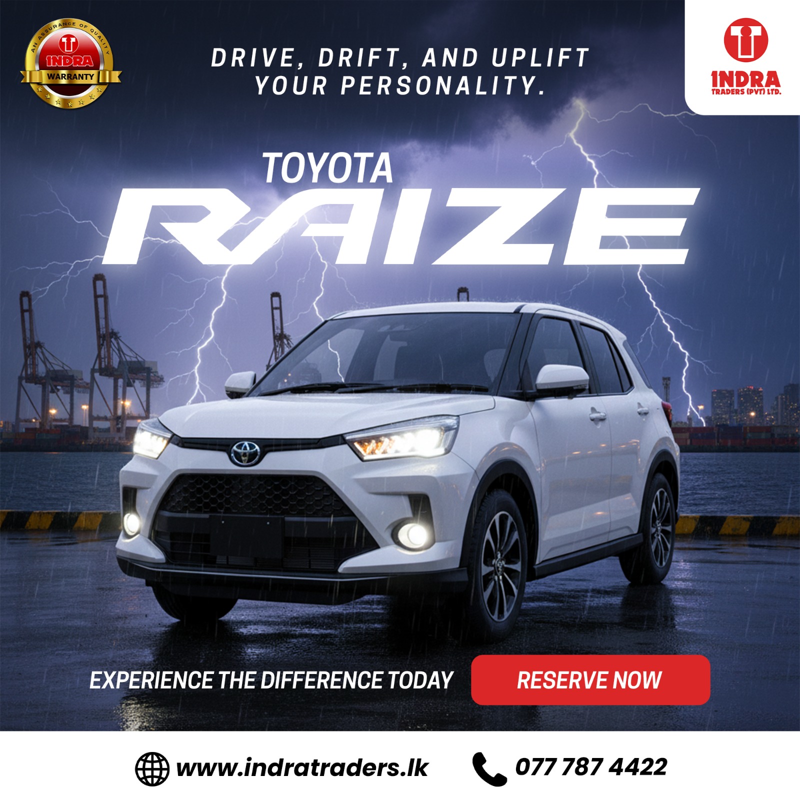 Indra - Unleash the thrill of motion with the all-new Toyota Raize, now ...