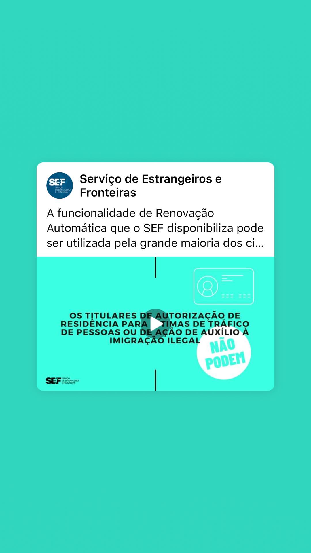 SEF family appointment