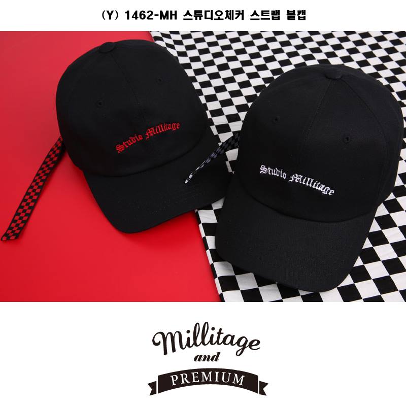 Millitage - 체커보드 무늬 뒤 끈 스트랩 끈이 너무나도 매력적인 요 제품은♡ 컬러감도 사계절...