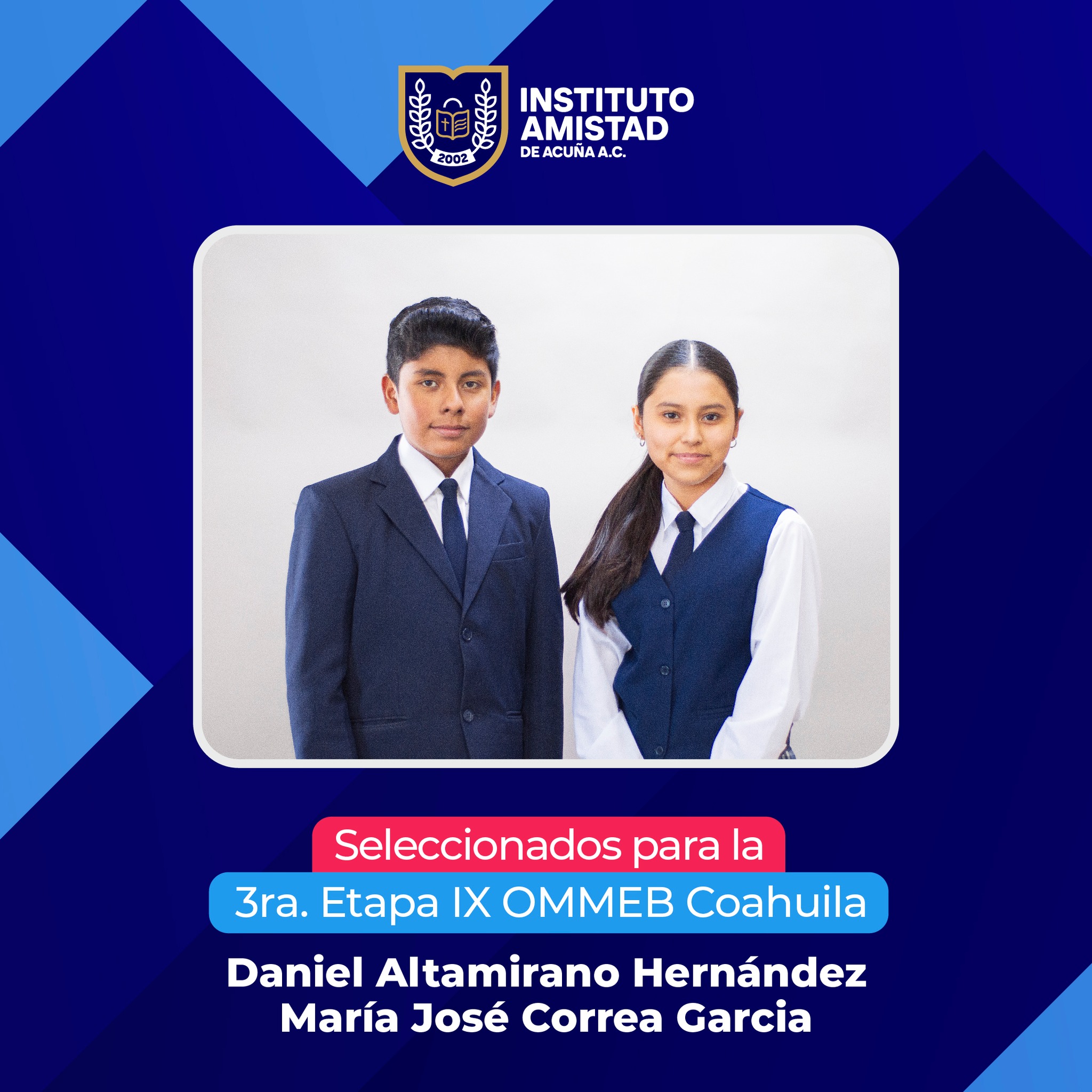 Instituto - 🏆 ¡Orgullo INAM! 🏆 Celebramos el talento y esfuerzo de ...