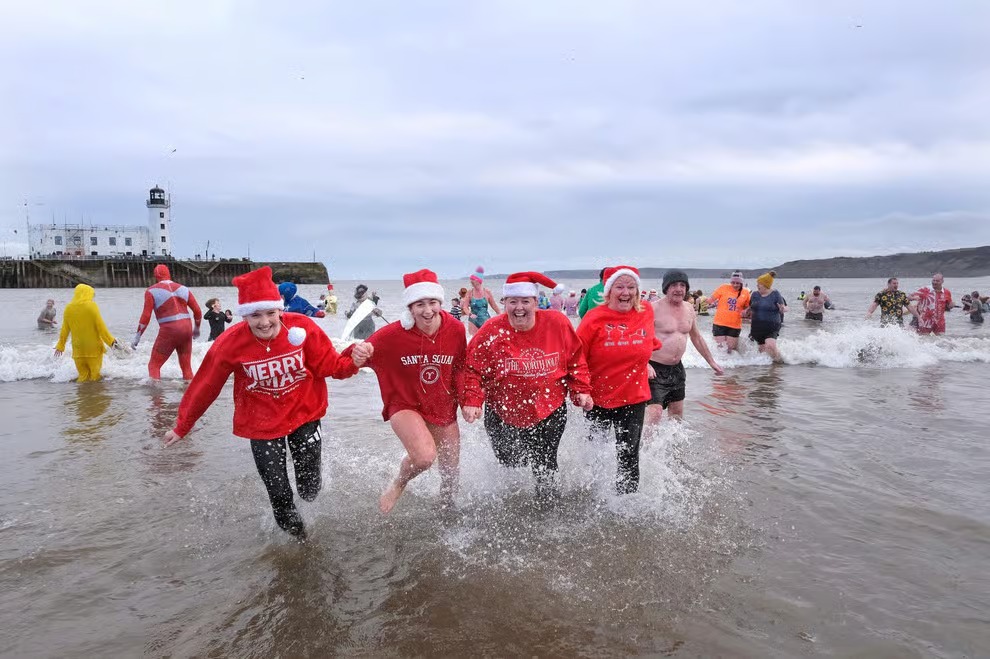 The Rainbow - New Year’s Day Dip The traditional New Year’s Day Dip on ...