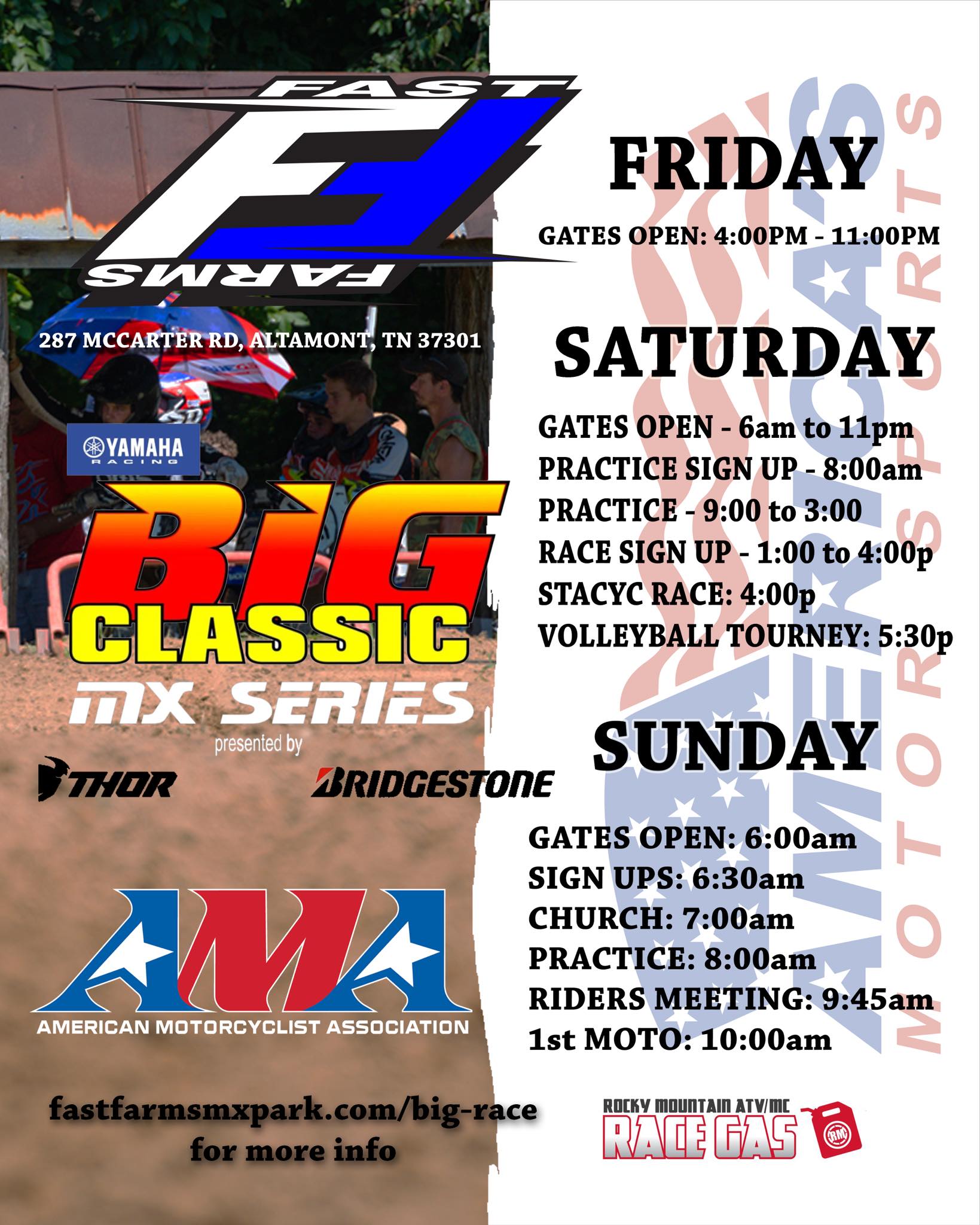 Rd 7 of BIG Series 🎉OPENING ROUND of... - Fast Farms MX Park | Facebook