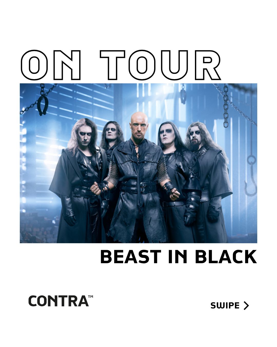 Beast In Black just unveiled a new show in Poland as part of their