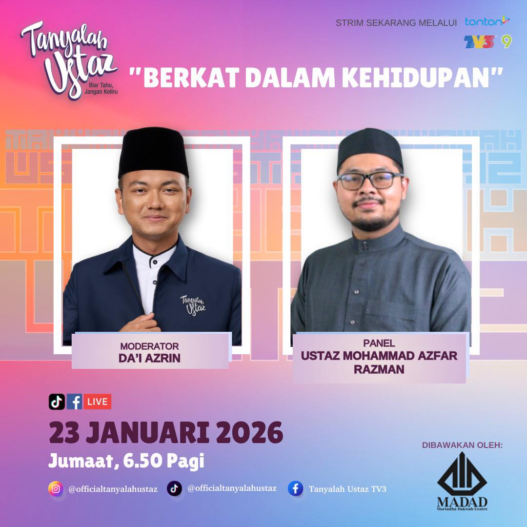 Tanyalah - SIARAN LANGSUNG TANYALAH USTAZ 2026: [ 23 JANUARI 2026 | 4 ...