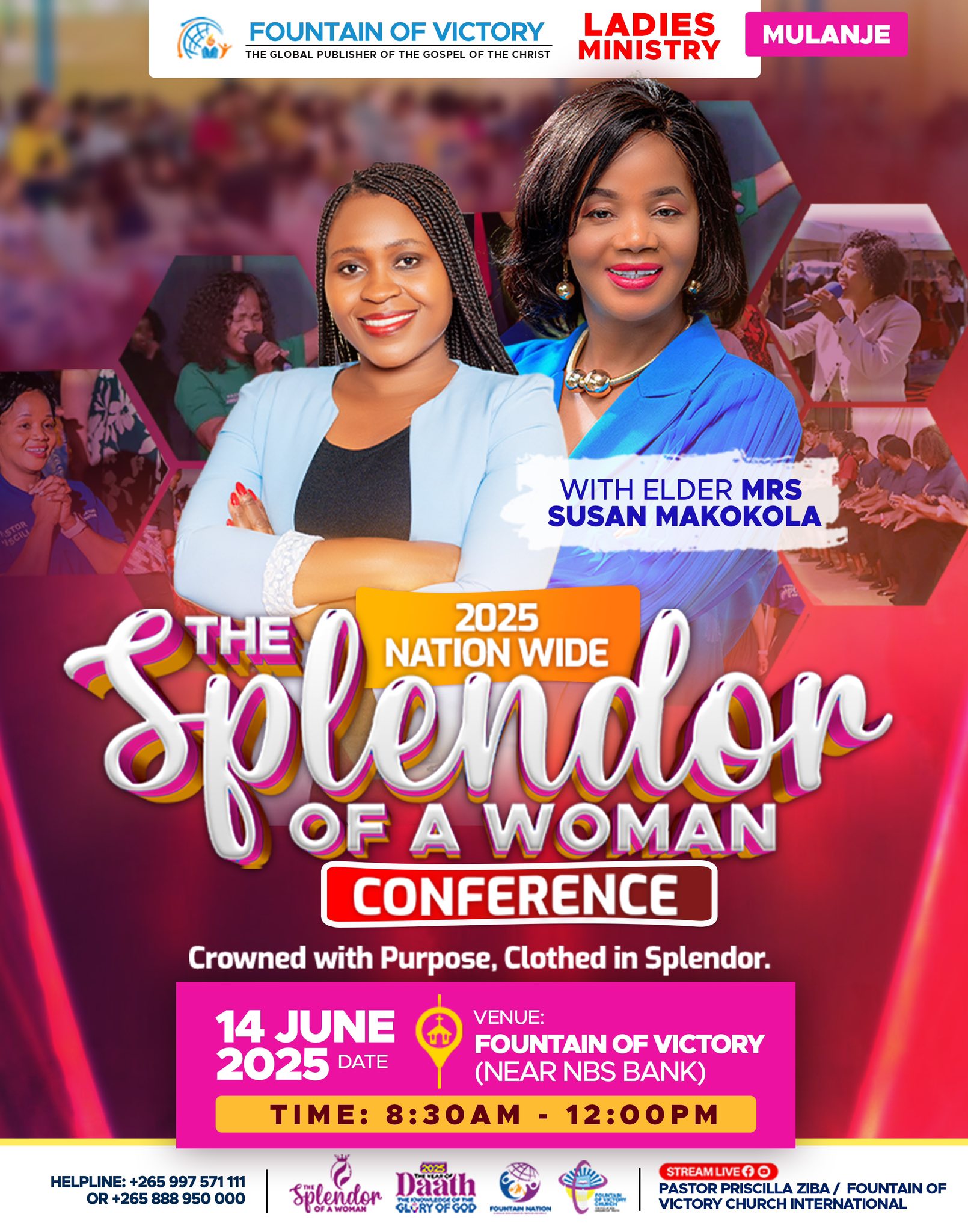 Pastor - THE SPLENDOR OF A WOMAN CONFERENCE WITH ELDER MRS SUSAN ...