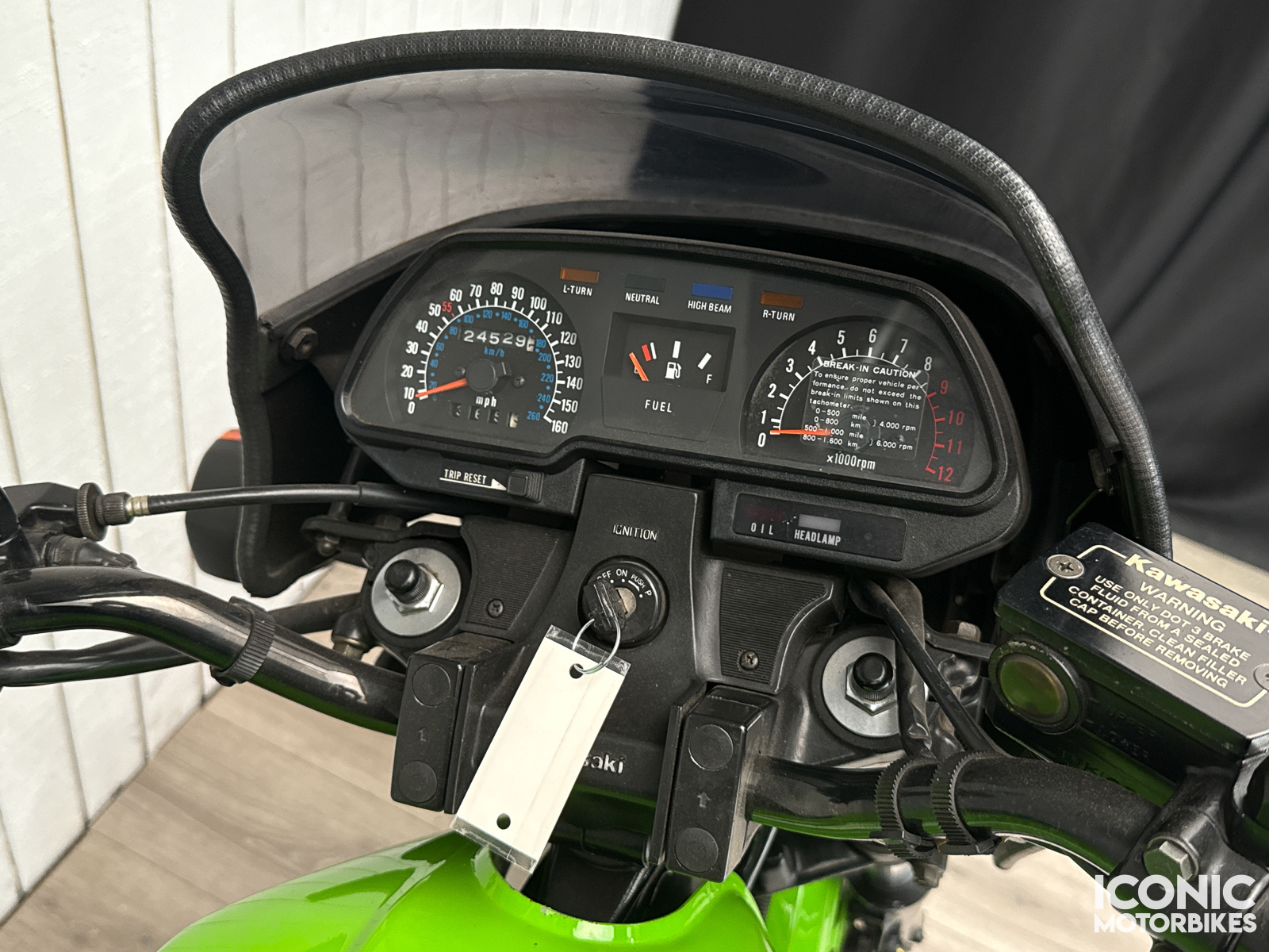 Iconic's 1st auction closing Tuesday's a Kerker-equipped KZ1000