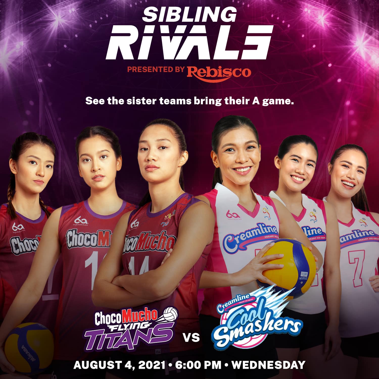 The much-awaited face-off of... - Choco Mucho Flying Titans