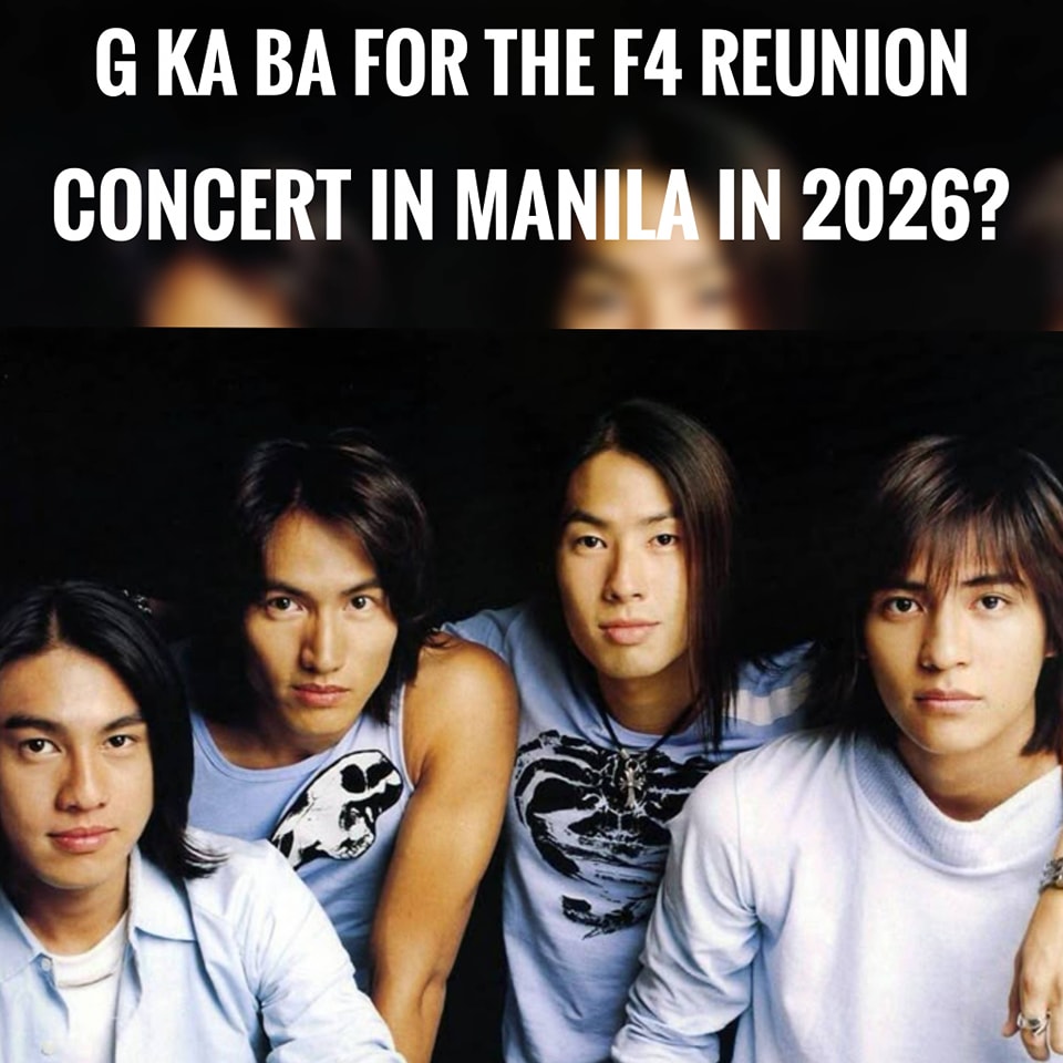 Still can't get over with F4's reunion 🥰🌠. Looking forward for