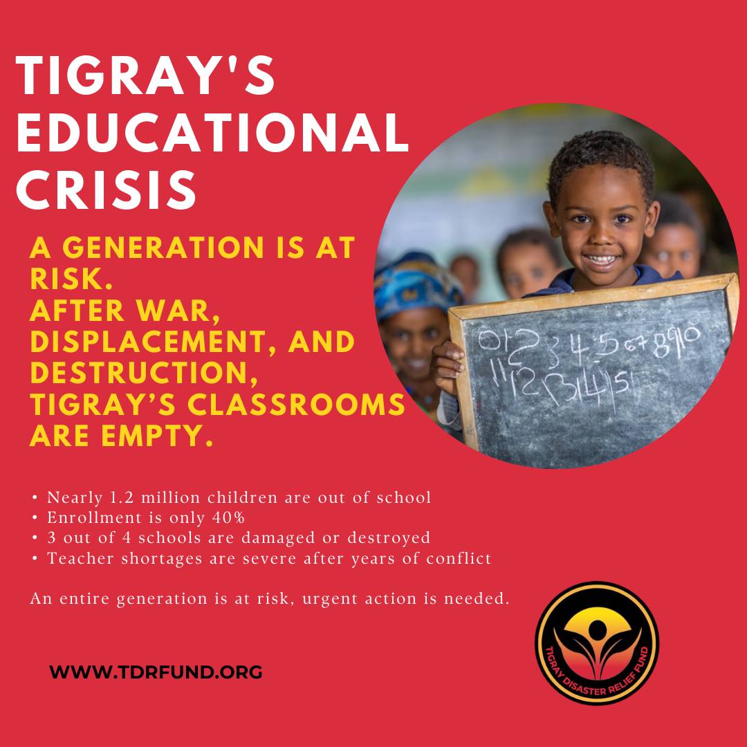 Tigray - War has destroyed classrooms, books, and the basic right to ...