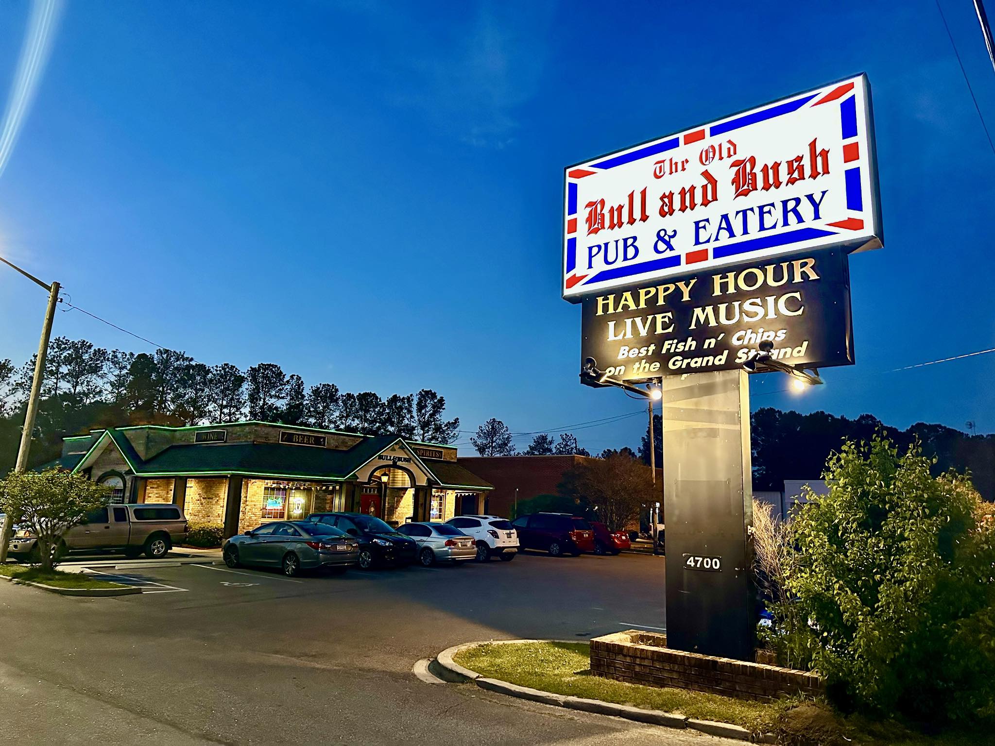 Old Bull and Bush Pub & Eatery Myrtle Beach - There’s a new sign in ...
