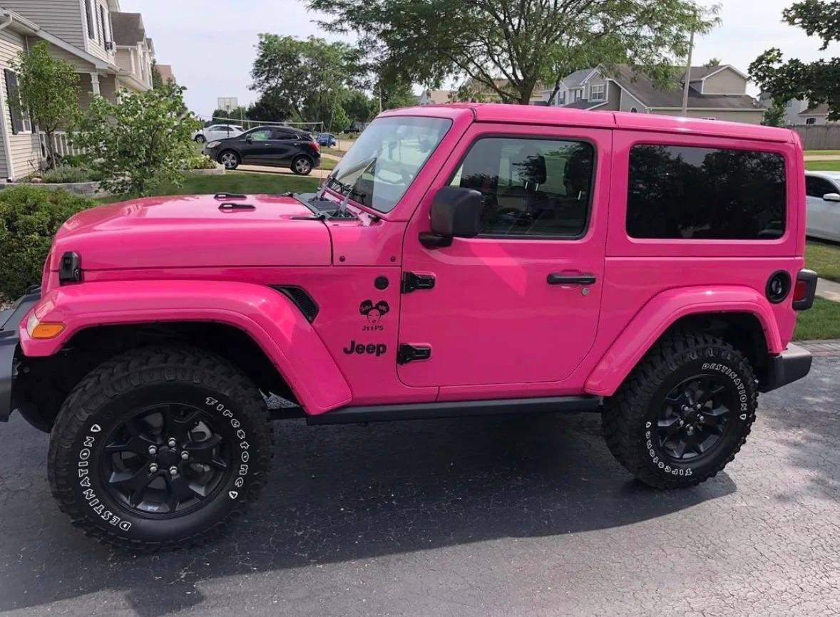 Barbie Pink Jeep Wrangler 2 Door JL. ????‍♀️ #fblifestyle 