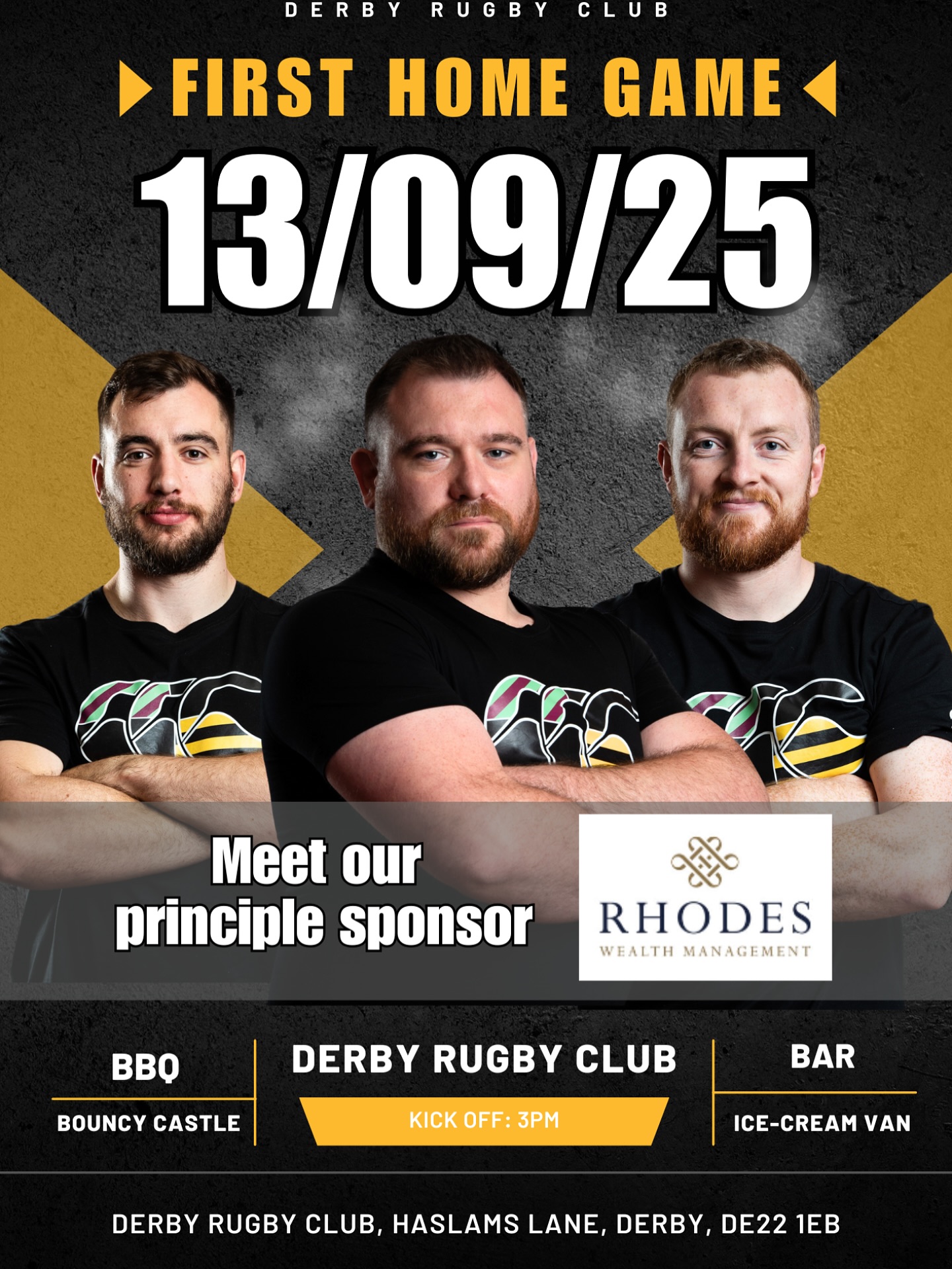 Derby Rugby Club (DRFC) - **SQUAD ANNOUNCEMENT** 1st team, league rugby ...