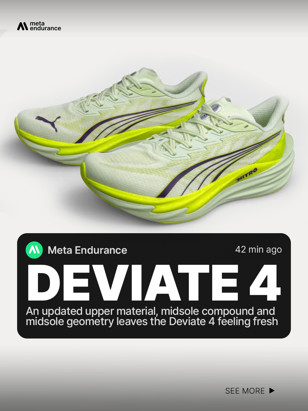 Meta Endurance - PUMA have just announced the Deviate... | Facebook
