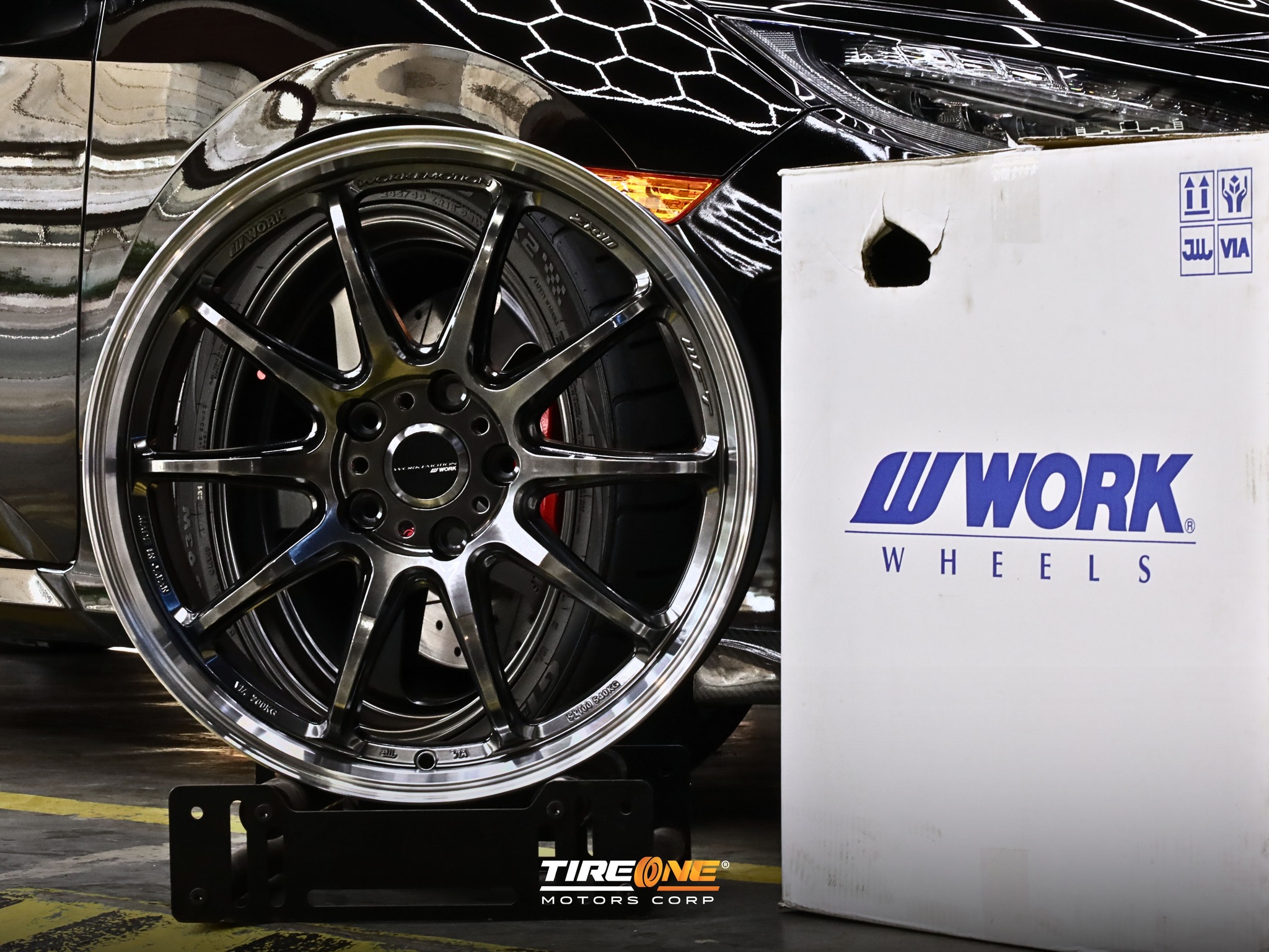 WORK Emotion ZR10 in Glim Black Diamond Cut!✨ Upgrade your ride 