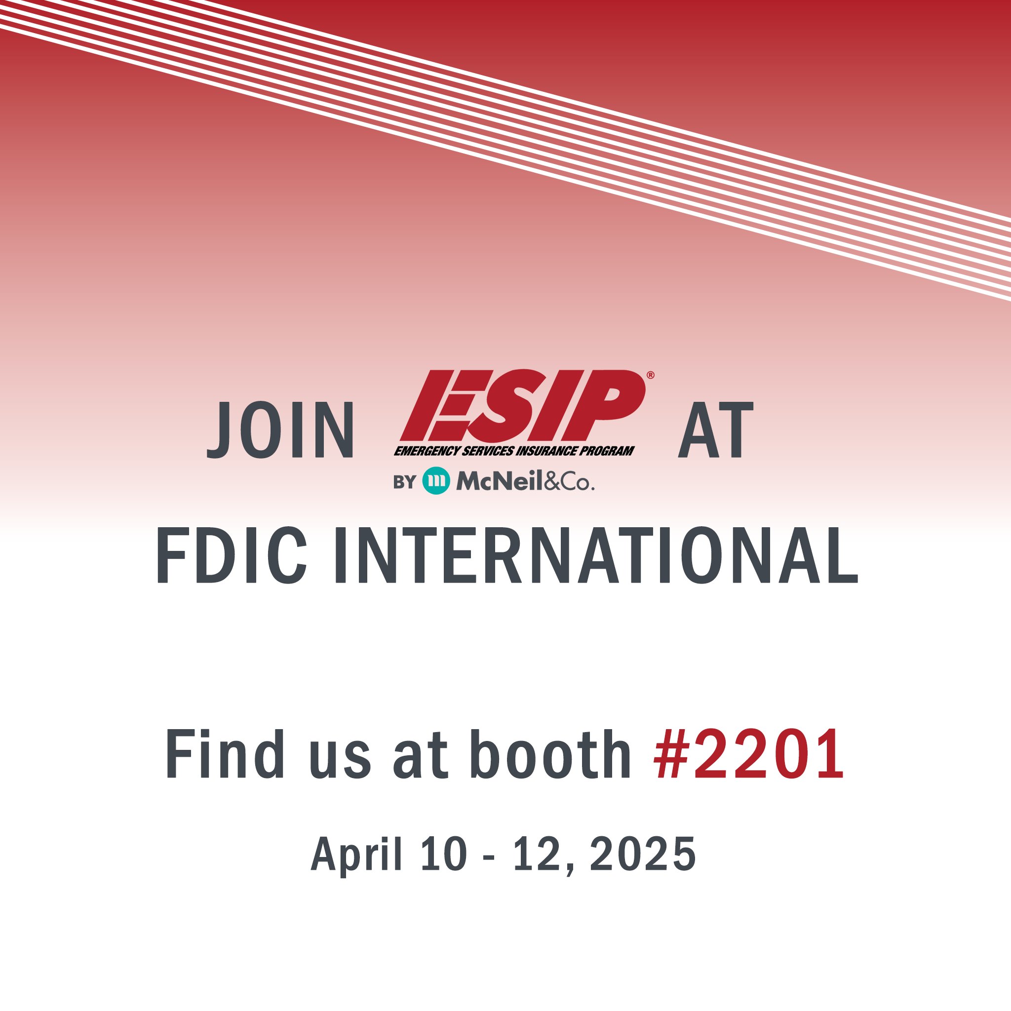 ESIP - Headed to #FDIC2025? Meet us there! Stop by booth #2201 to ...