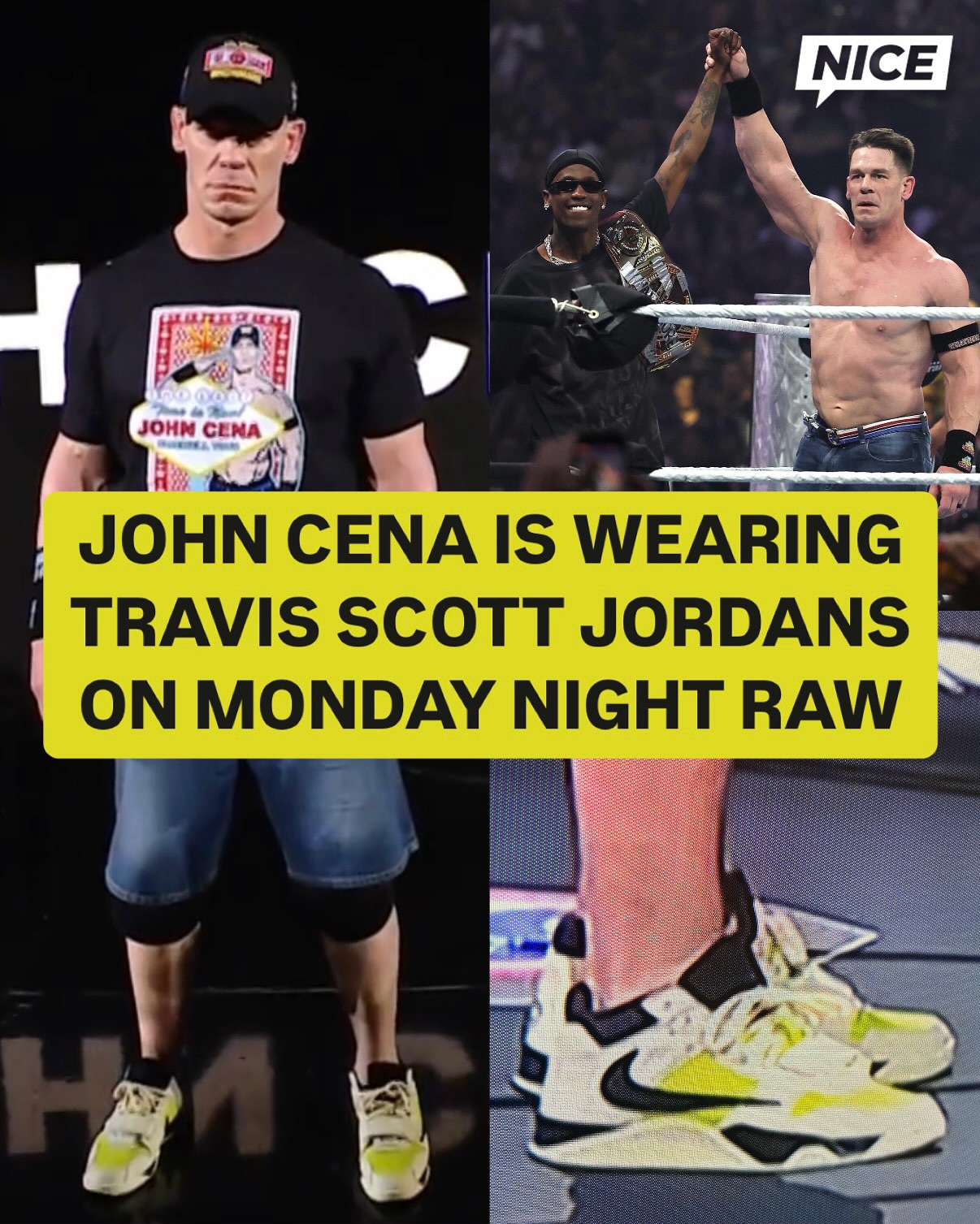 Travis really got John Cena in the Jumpman Jacks ?