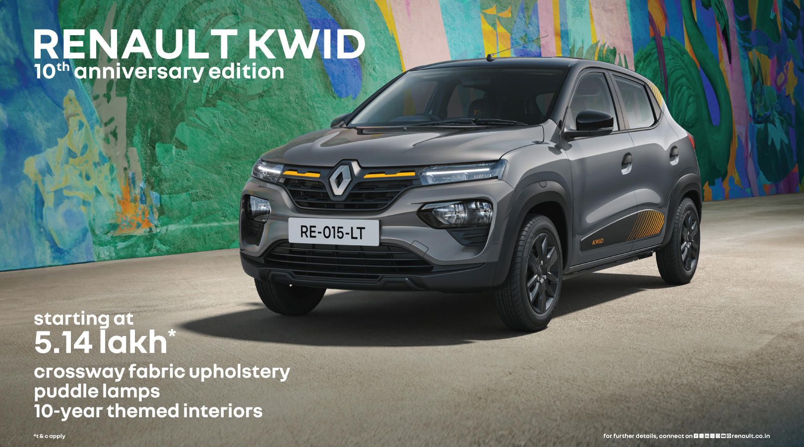 Renault - Introducing the Renault Kwid 10th Anniversary Edition ...