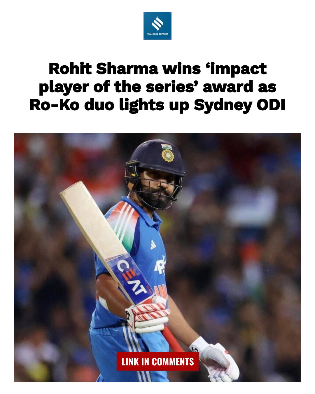 The Financial - The series was a true test of Rohit’s determination ...