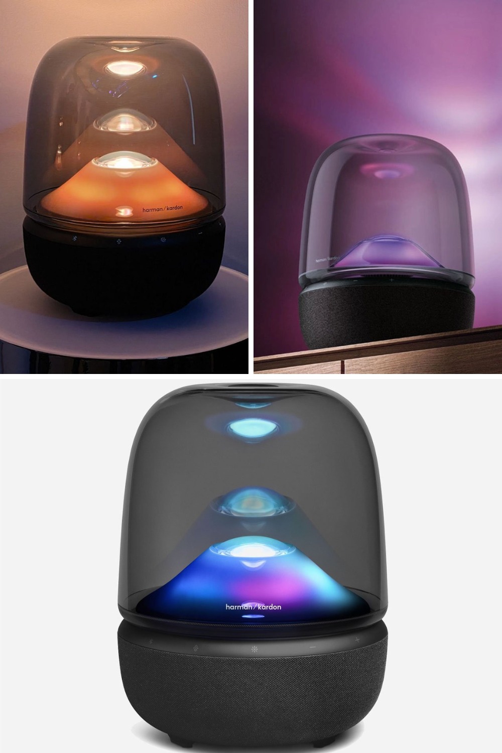 The Harman Kardon Aura Studio 5 brings sound and light together in