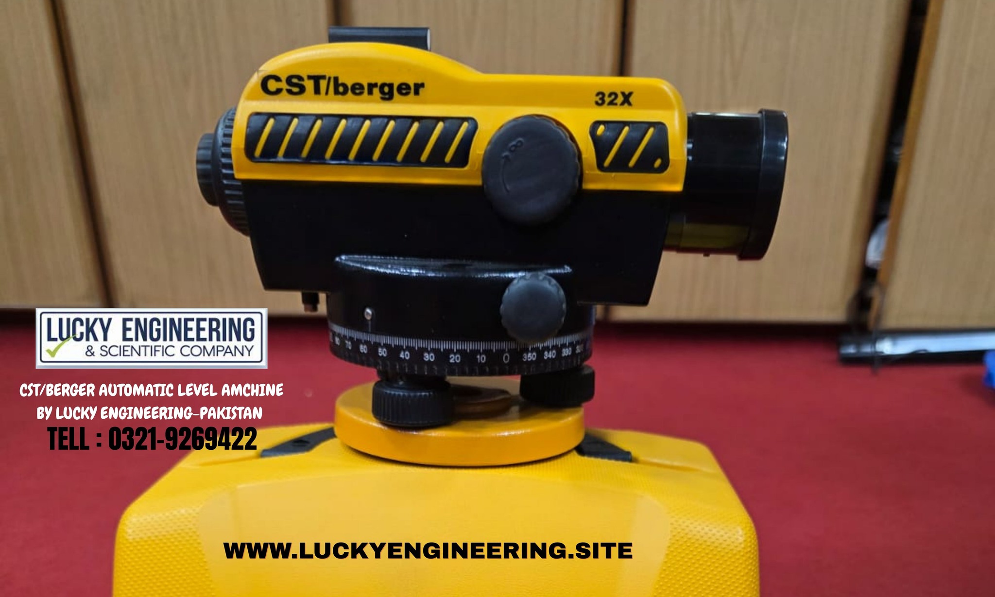 Lucky - The CST/Berger Automatic Level with 32x magnification delivers ...