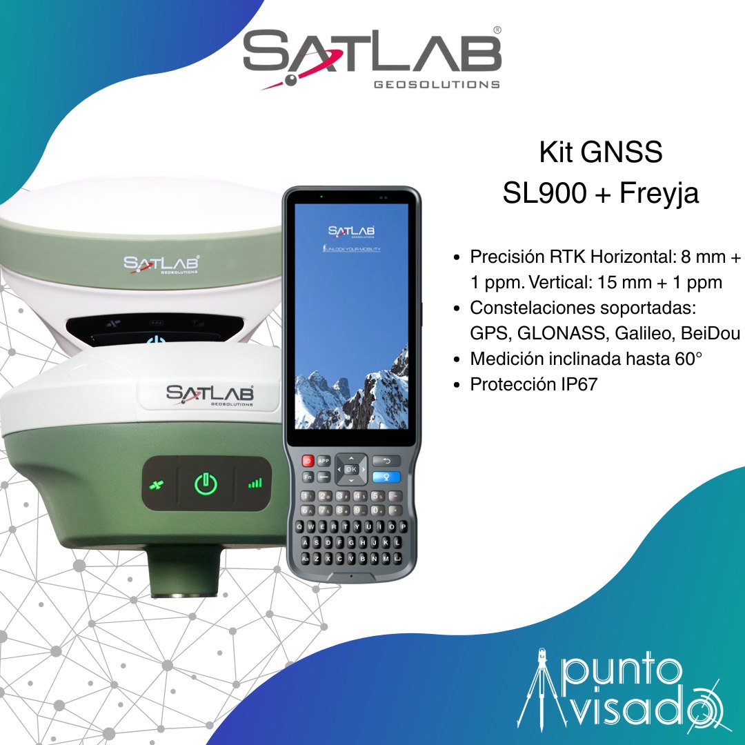 Punto - 📡 Haz más con cada levantamiento. El Kit GNSS Satlab SL900 ...